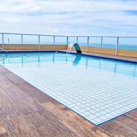 Apto C Wi-Fi A Beira-Mar Na Praia Jardim Real Sp Apartman Praia Grande  Kültér fotó