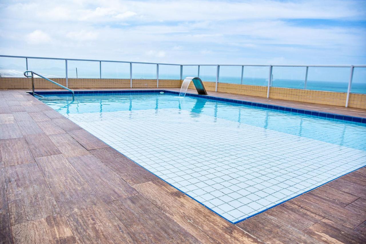 Apto C Wi-Fi A Beira-Mar Na Praia Jardim Real Sp Apartman Praia Grande  Kültér fotó