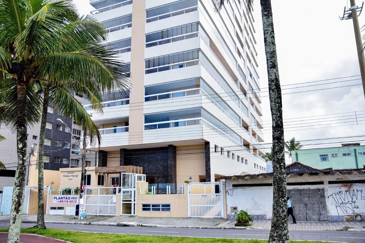 Apto C Wi-Fi A Beira-Mar Na Praia Jardim Real Sp Apartman Praia Grande  Kültér fotó