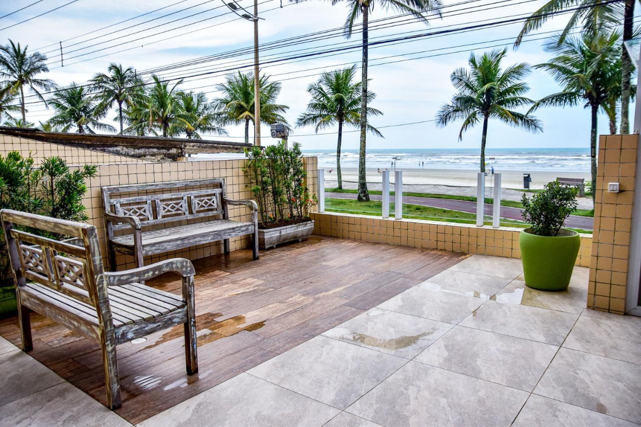 Apto C Wi-Fi A Beira-Mar Na Praia Jardim Real Sp Apartman Praia Grande  Kültér fotó